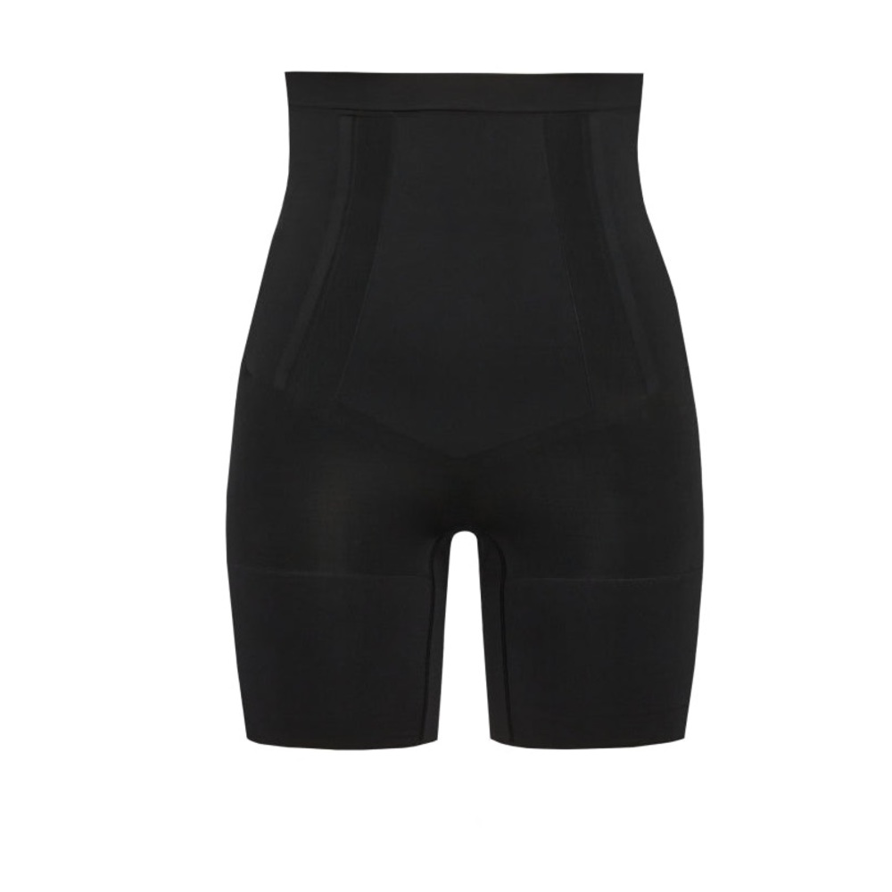 (A53) NEW SPANX Oncore High Waisted Mid Thigh Short in Very Black, Size L, NWOT - Picture 6 of 13